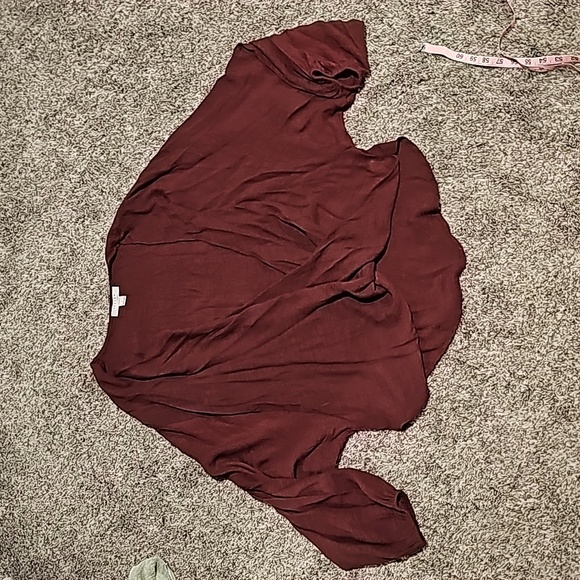 STUNNING BALLOON SLEEVE KNOT FRONT LONG SLEEVE BLOUSE - Picture 4 of 10